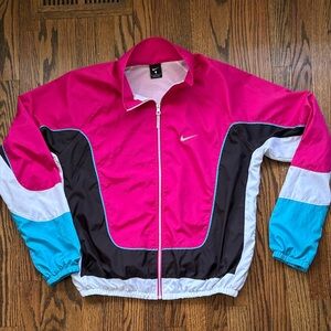 Nike Men’s NSW Throwback Woven Jacket - Size Large